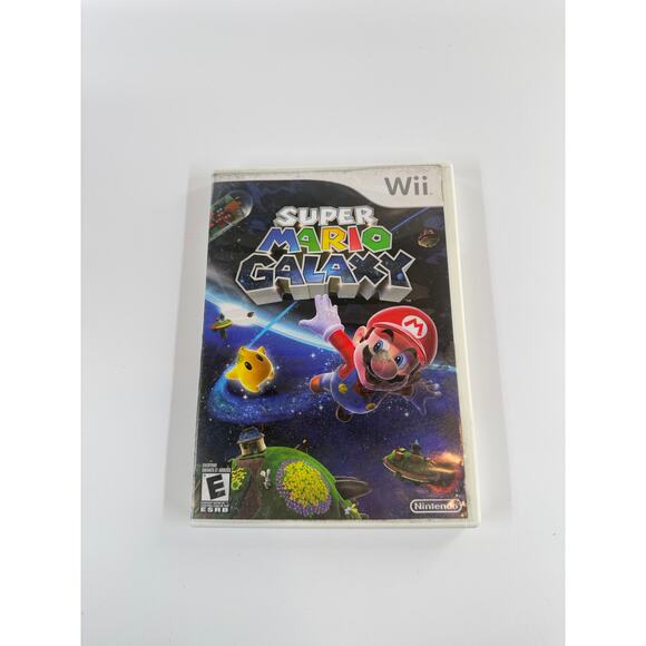 Super Mario Galaxy (Nintendo Wii, 2007) Complete CIB - Tested & Working - Picture 1 of 3